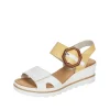 Rieker nu pieds sandales 67476 jaune