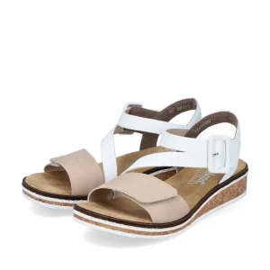 Rieker nu pieds sandales v3660 beige