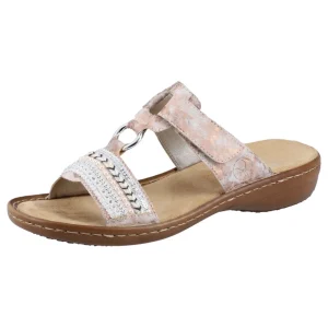 Rieker nu pieds sandales 608m6 rose