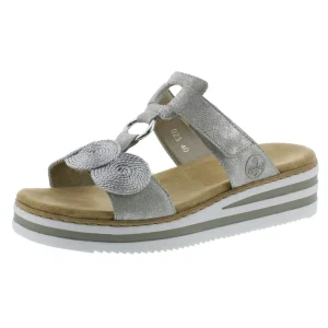 Rieker nu pieds sandales v02k3 argent