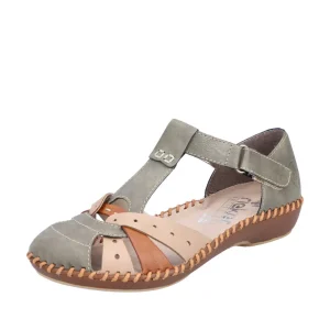 Rieker nu pieds sandales m1655 vert