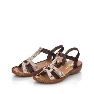 Rieker nu pieds sandales 60838 rose