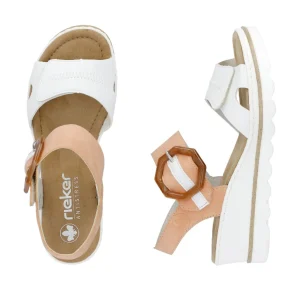Rieker nu pieds sandales 67476 jaune