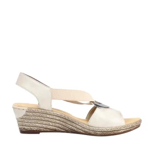 Rieker nu pieds sandales 624h6 beige
