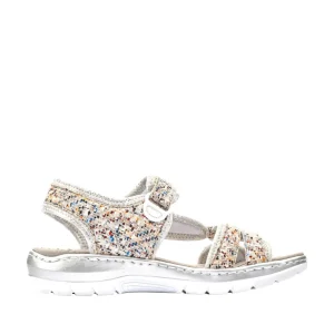 Rieker nu pieds sandales 66979 multicouleurs