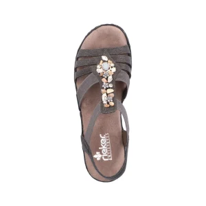 Rieker nu pieds sandales 62949 taupe