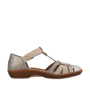 Rieker nu pieds sandales m1650 blanc