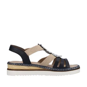 Rieker nu pieds sandales 679l4 marine