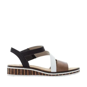 Rieker nu pieds sandales v3670 marron