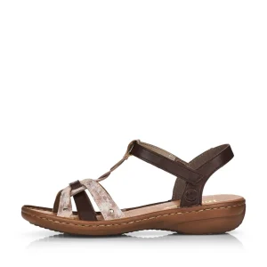 Rieker nu pieds sandales 60838 rose