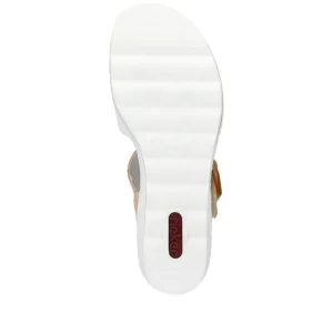 Rieker nu pieds sandales 67476 jaune