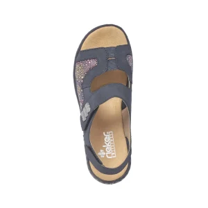 Rieker nu pieds sandales 65989 marine