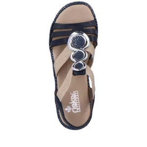 Rieker nu pieds sandales 679l4 marine