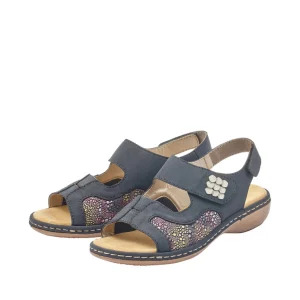 Rieker nu pieds sandales 65989 marine