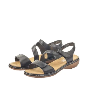 Rieker nu pieds sandales 659c7 noir