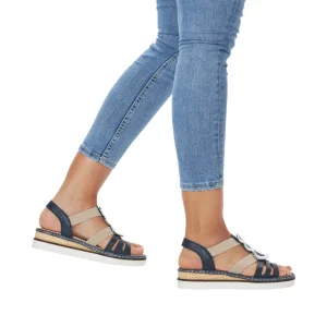 Rieker nu pieds sandales 679l4 marine