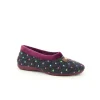 Soir et matin chaussons calidoux violet multicouleurs