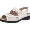 Solidus nu pieds sandales 10166 blanc argent