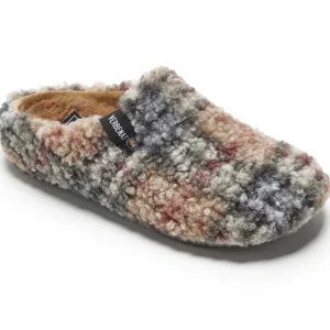 Verbenas chaussons york beige multicouleurs