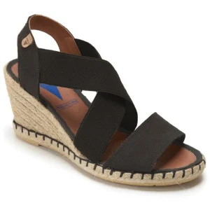 Verbenas nu pieds sandales diva noir