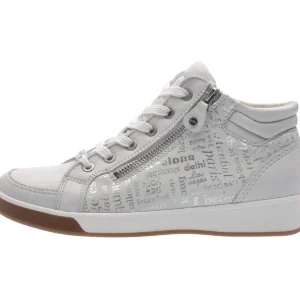 Ara chaussures a lacets 34499 blanc argent