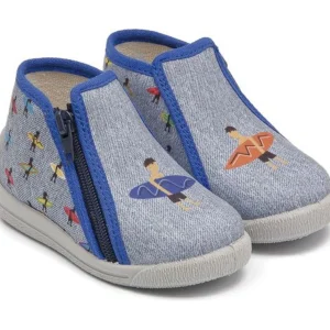 Bellamy chaussons 747 jinou bleu