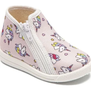 Bellamy chaussons pensee rose
