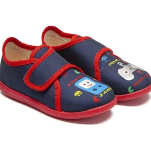 Bellamy chaussons pixel marine