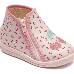 Bellamy chaussons prune rose