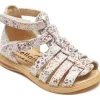 Bellamy nu pieds sandales plage multicouleurs