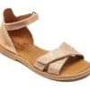 Bellamy nu pieds sandales cuvata rose