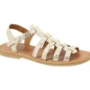 Bellamy nu pieds sandales tarnac or
