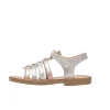 Bopy nu pieds sandales elbossa argent multicouleurs