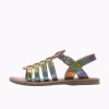 Bopy nu pieds sandales fatima lilybellule multicouleurs