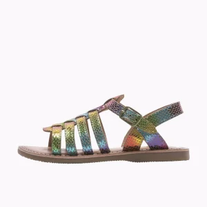 Bopy nu pieds sandales fatima  lilybellule multicouleurs