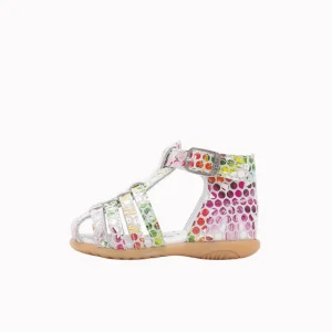 Bopy nu pieds sandales zepa multicouleurs