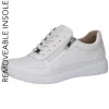 Caprice chaussures a lacets 23721 blanc