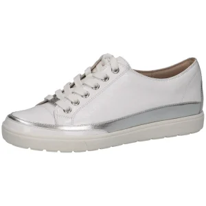 Caprice chaussures a lacets 23654 42 blanc argent