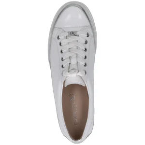 Caprice chaussures a lacets 23654 42 blanc argent