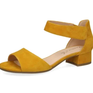 Caprice nu pieds sandales 28212 jaune