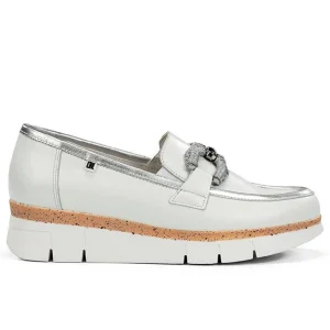 Dorking mocassins d9298 blanc argent