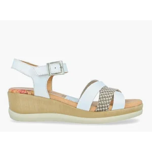 Dorking nu pieds sandales d8161 blanc