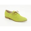 Fugitive chaussures a lacets helen jaune