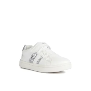 Geox baskets et sneakers j354me blanc argent