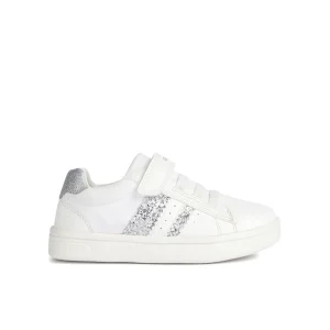 Geox baskets et sneakers j354me blanc argent