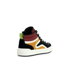 Geox baskets et sneakers j36haa noir multicouleurs