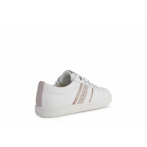 Geox baskets et sneakers j16euf blanc rose