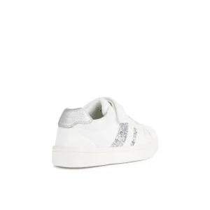 Geox baskets et sneakers j354me blanc argent