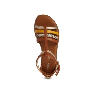 Geox nu pieds sandales j7235d marron