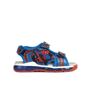 Geox nu pieds sandales j350qa bleu rouge